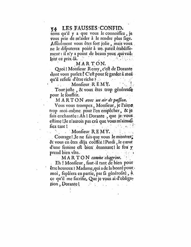 1738 : Les fausses confidences