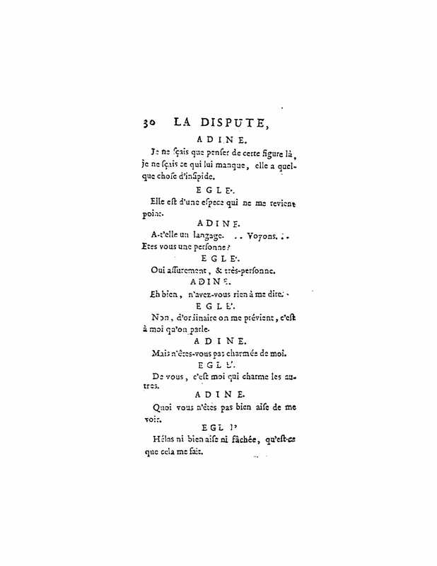 1747 : La dispute