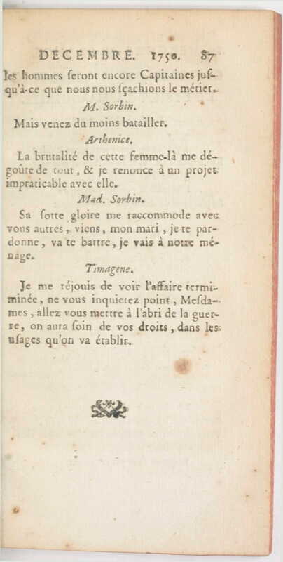 1750 : La colonie