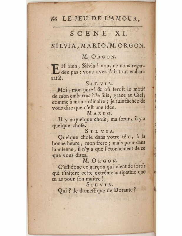 1730 : Le jeu de l’amour et du hasard