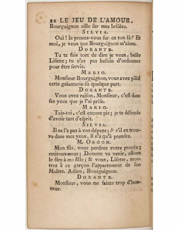 1730 : Le jeu de l’amour et du hasard