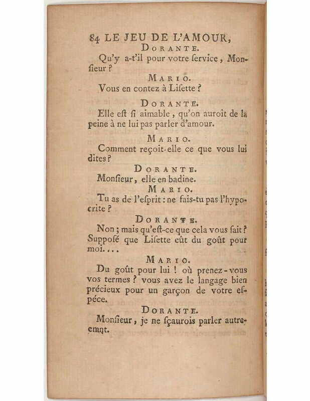 1730 : Le jeu de l’amour et du hasard
