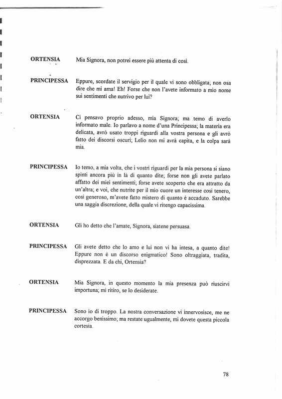1997 : Il principe travestito (Cristina Pezzoli)