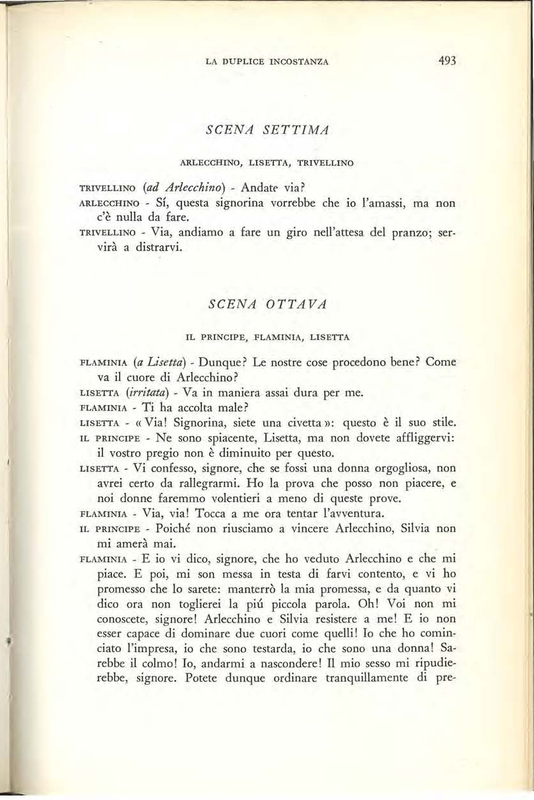 1959 : La duplice incostanza (Marcello Spaziani)