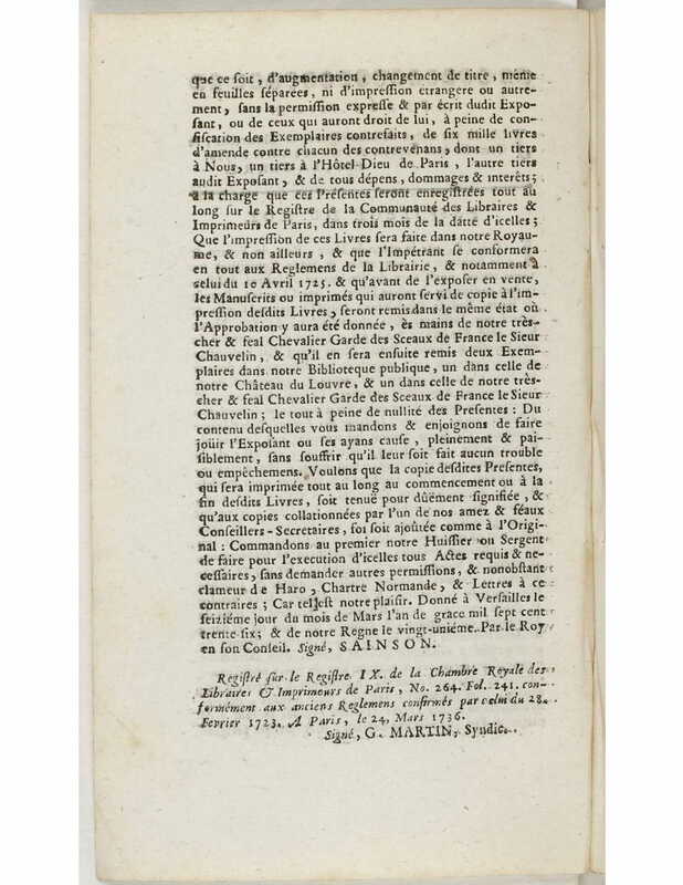 1739 : La méprise
