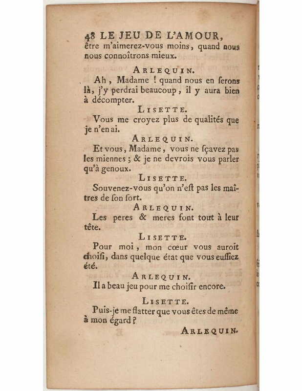 1730 : Le jeu de l’amour et du hasard