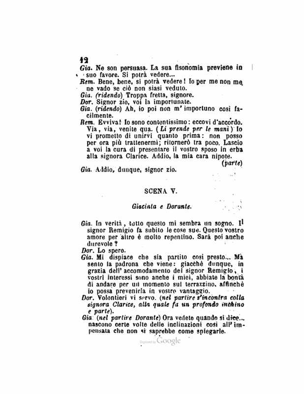 1872 : Le false confidenze
