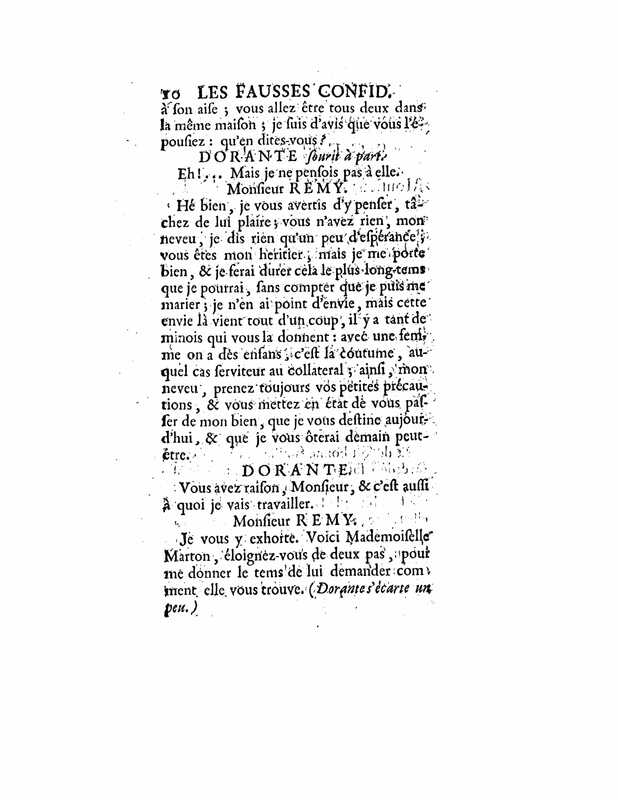 1738 : Les fausses confidences