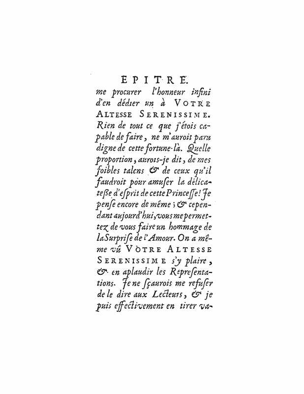 1728 : La seconde surprise de l’amour