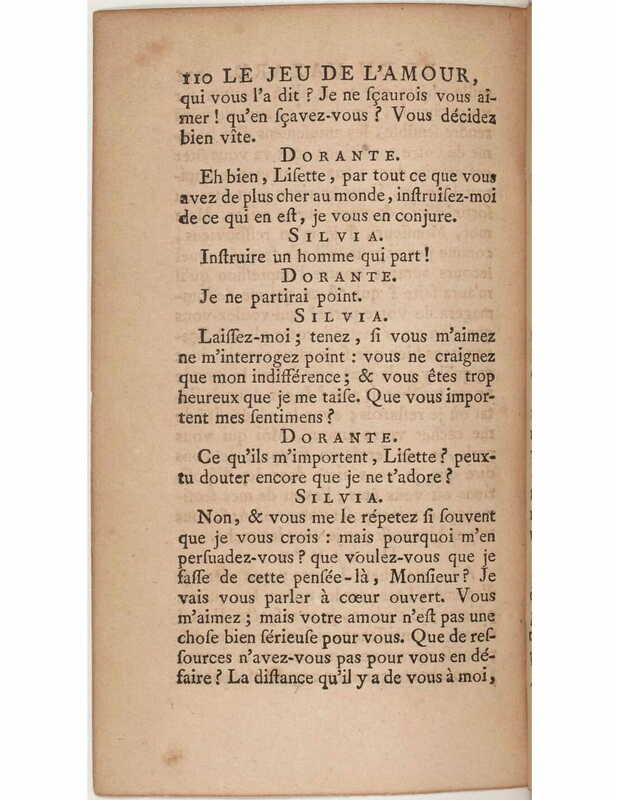 1730 : Le jeu de l’amour et du hasard