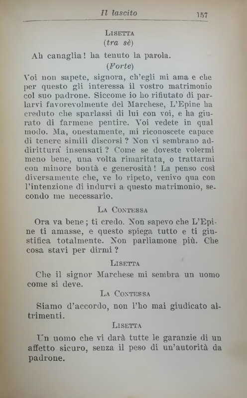 1930 : Il lascito (Maria Luisa Fanciulli)