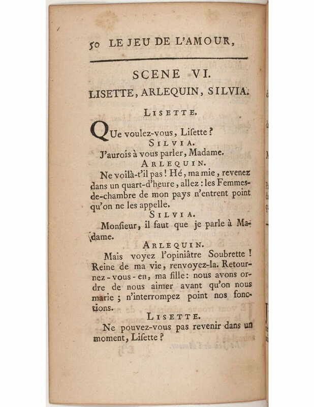 1730 : Le jeu de l’amour et du hasard