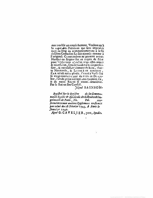 1729 : Le triomphe de Plutus