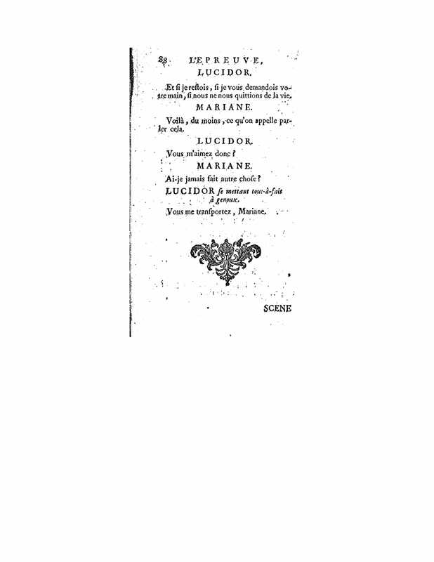 1740 : L’épreuve