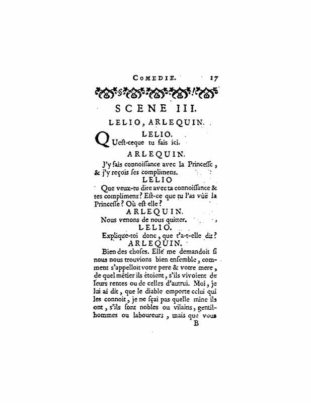 1727 : Le prince travesti