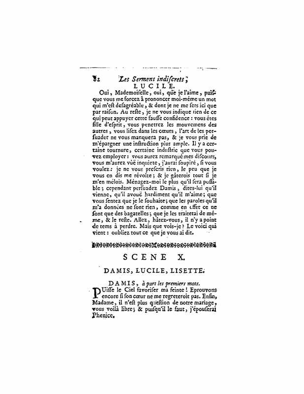 1732 : Les serments indiscrets