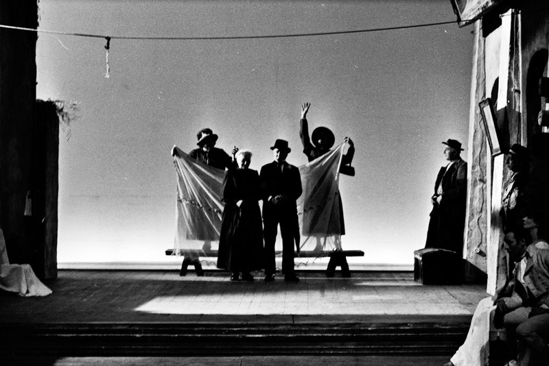 1971 : La finta serva ovvero il furbo punito, Photos du spectacle