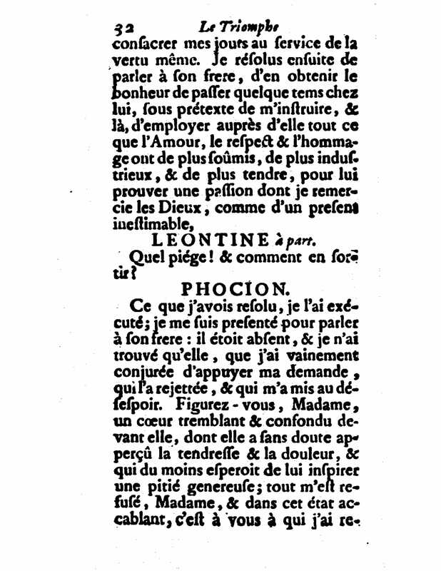 1732 : Le triomphe de l’amour