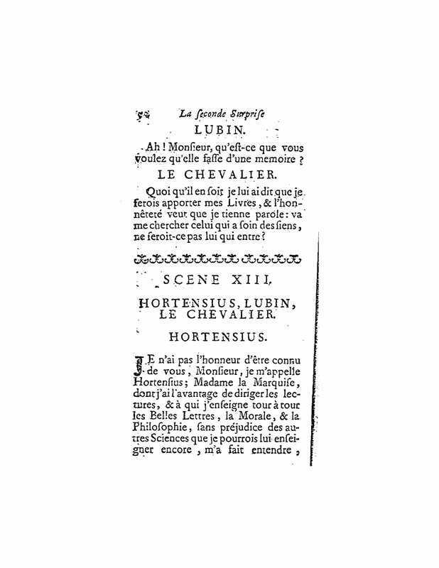 1728 : La seconde surprise de l’amour