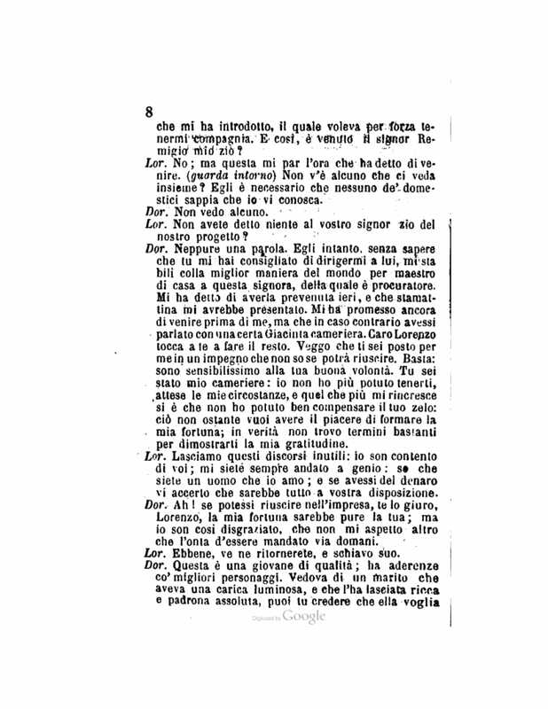 1872 : Le false confidenze