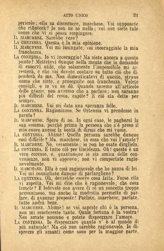 1907 : Il legato (Felicina Sacchetti Parvis)