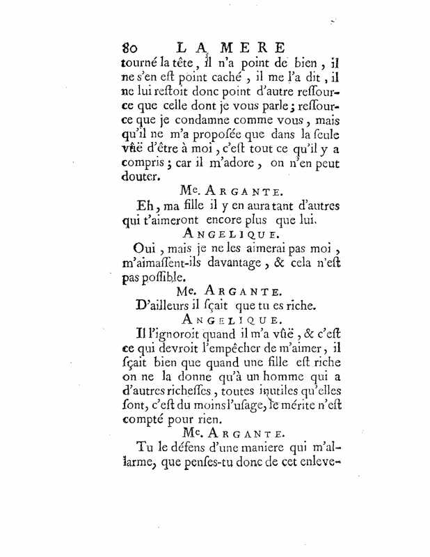 1735 : La mère confidente