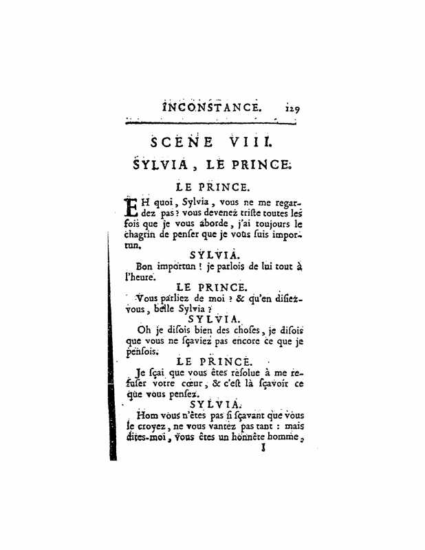 1724 : La double inconstance