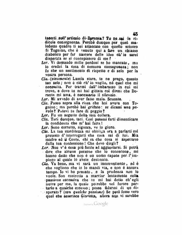 1872 : Le false confidenze