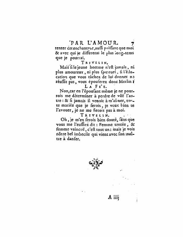 1723 : Arlequin poli par l’amour
