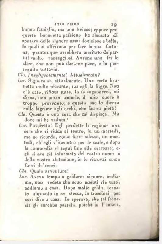 1829 : Le false confidenze [Salvatore Fabbrichesi, 1816]