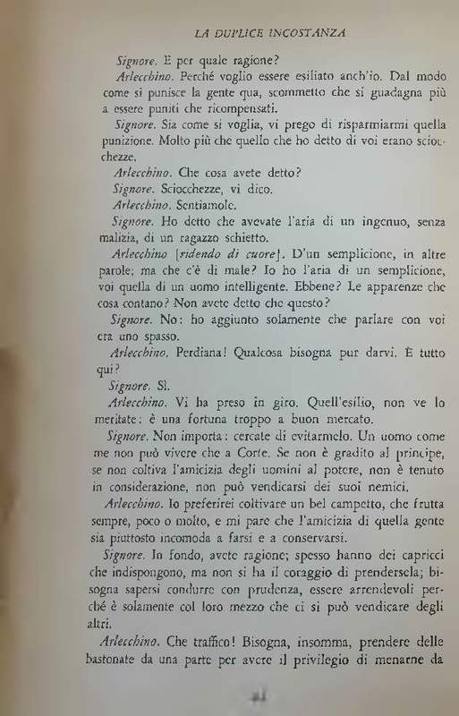 1952 : La duplice incostanza (Corrado Tumiati)
