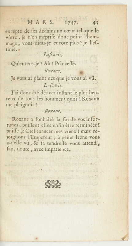 1747 : Mahomet second
