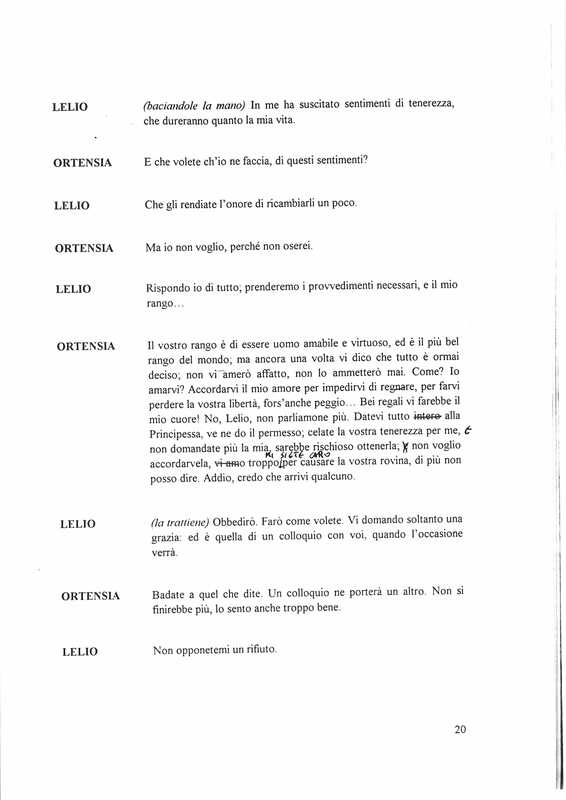 1997 : Il principe travestito (Cristina Pezzoli)