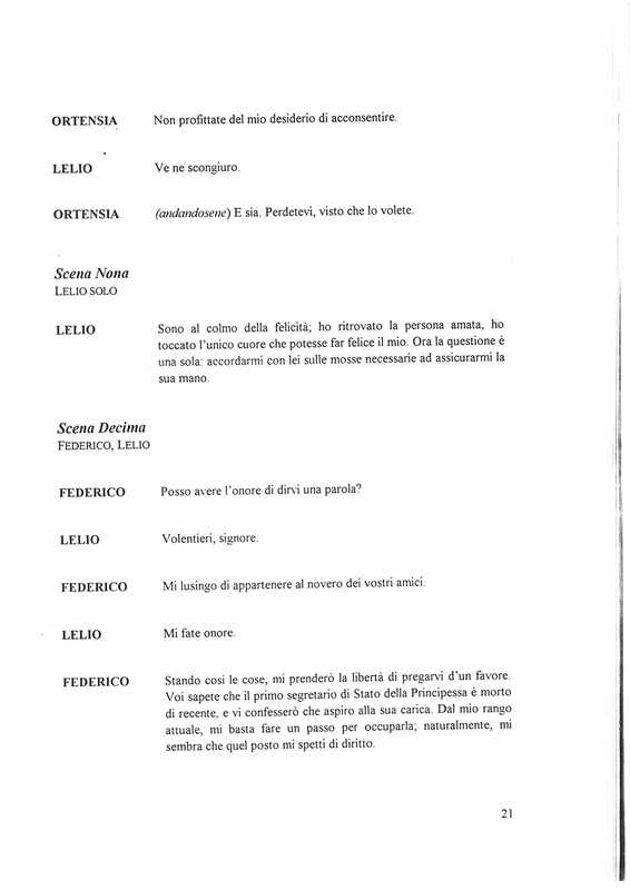 1997 : Il principe travestito (Cristina Pezzoli)