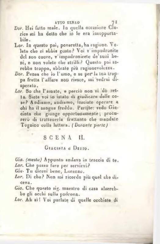 1829 : Le false confidenze [Salvatore Fabbrichesi, 1816]
