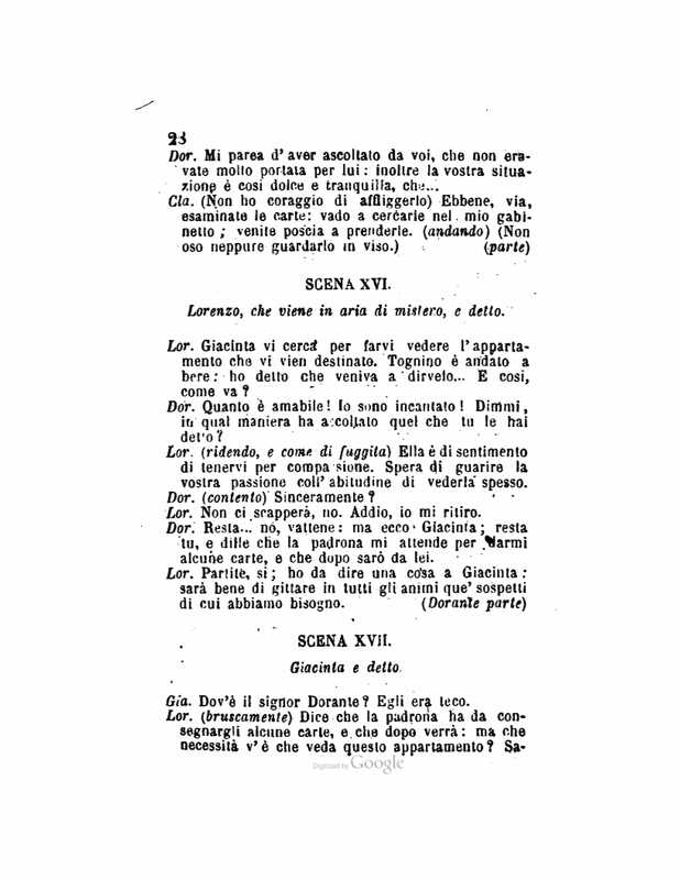 1872 : Le false confidenze