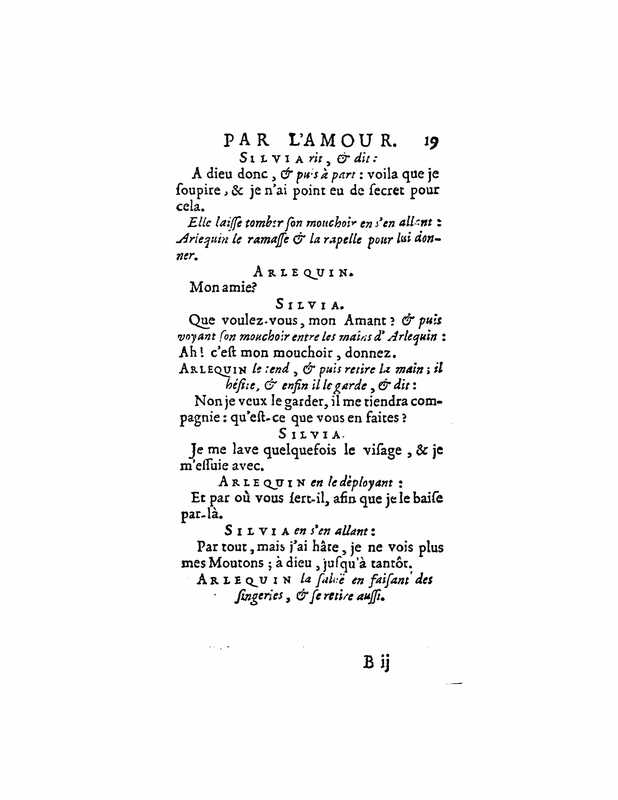 1723 : Arlequin poli par l’amour