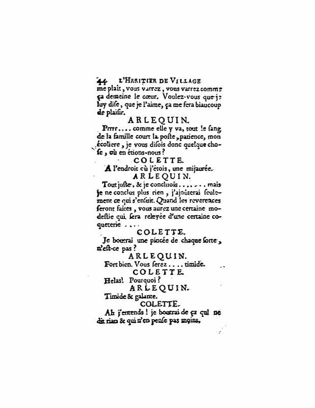 1729 : L’héritier de village