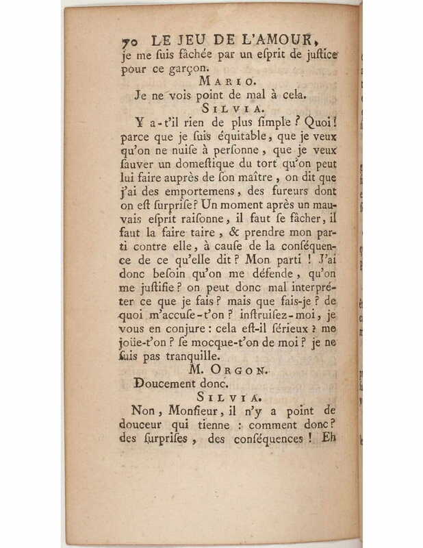 1730 : Le jeu de l’amour et du hasard