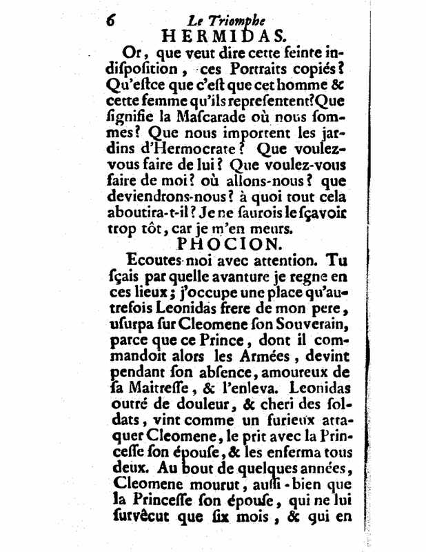 1732 : Le triomphe de l’amour