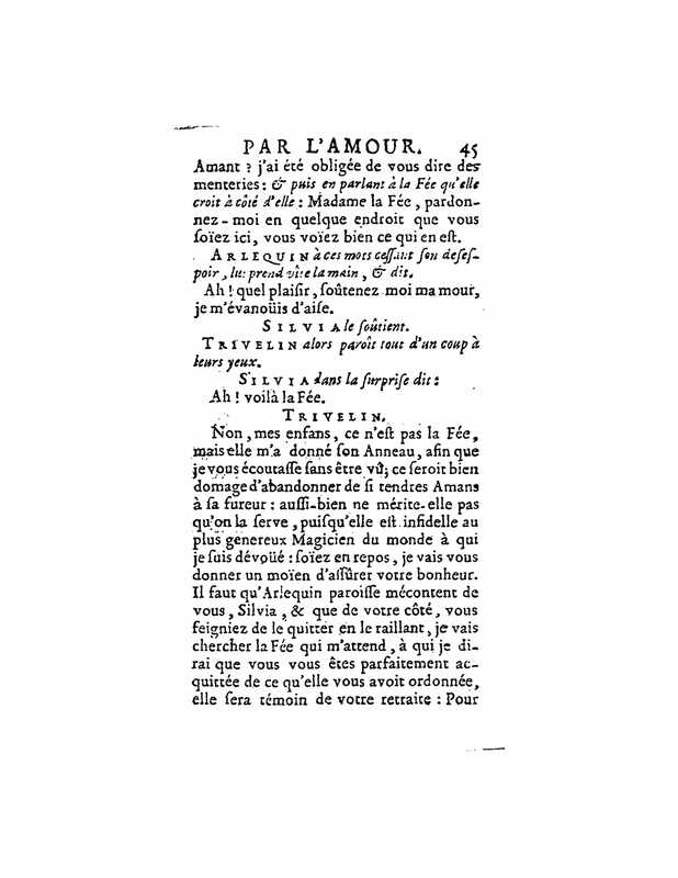 1723 : Arlequin poli par l’amour
