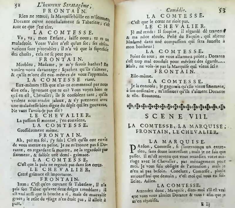 1733 : L’heureux stratagème