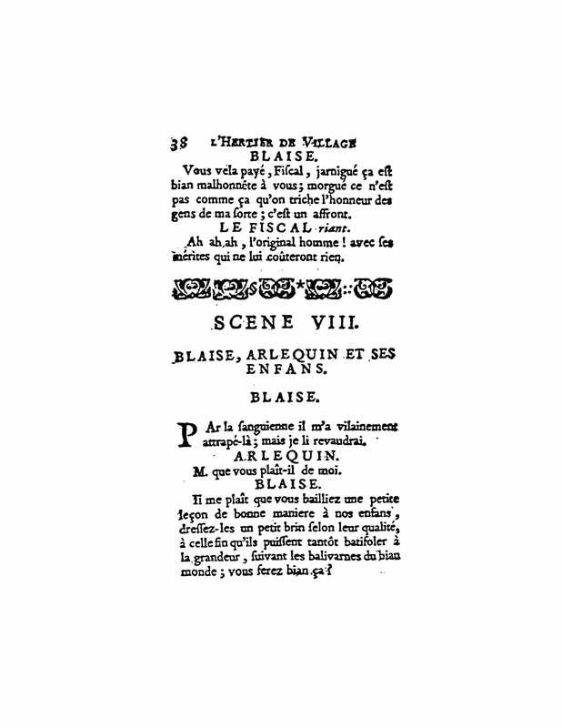 1729 : L’héritier de village