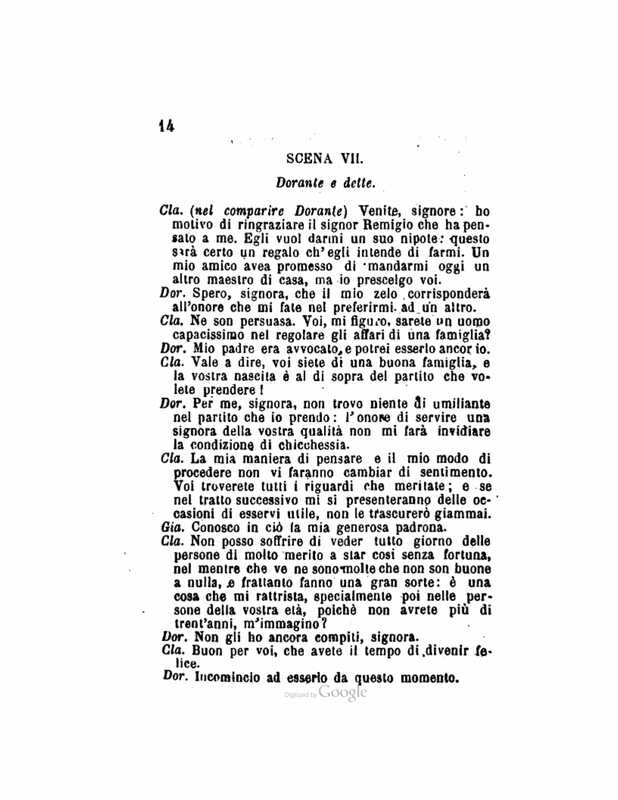 1872 : Le false confidenze