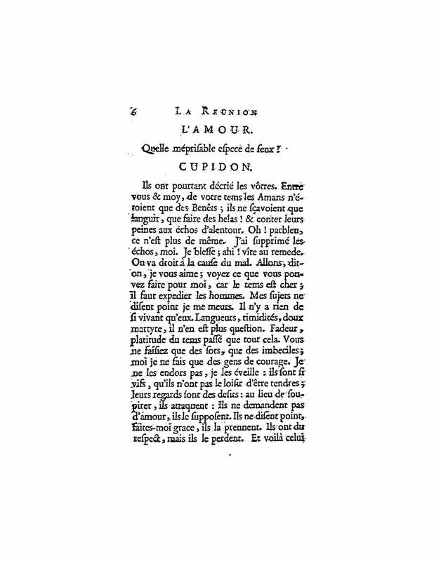 1732 : La réunion des amours