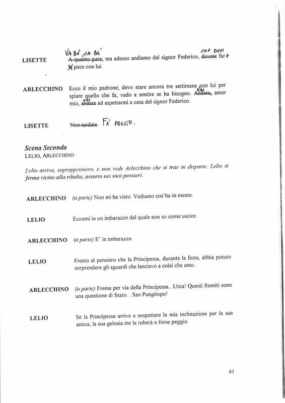 1997 : Il principe travestito (Cristina Pezzoli)