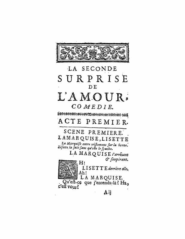 1728 : La seconde surprise de l’amour