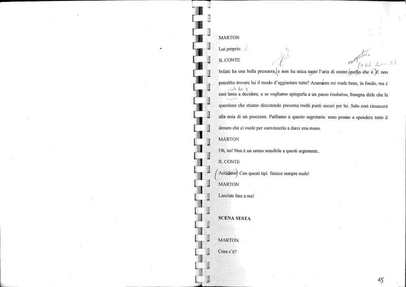 1998 : Le false confidenze (Toni Servillo)