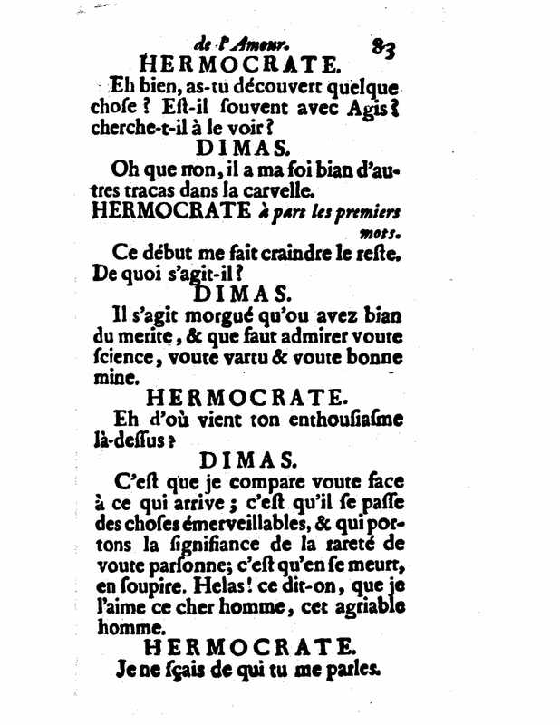 1732 : Le triomphe de l’amour