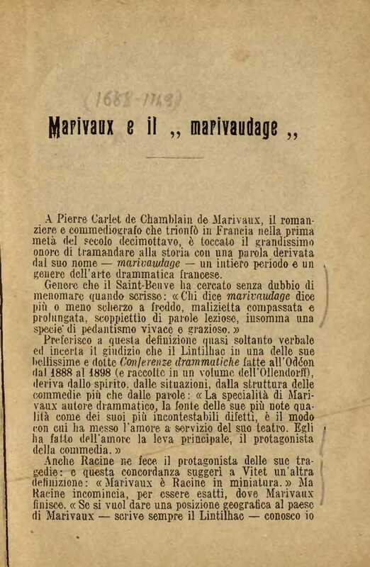 1907 : Il legato (Felicina Sacchetti Parvis)